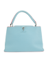 Capucines GM, &pound;2,100, Handbags, Blue, Leather, Front view